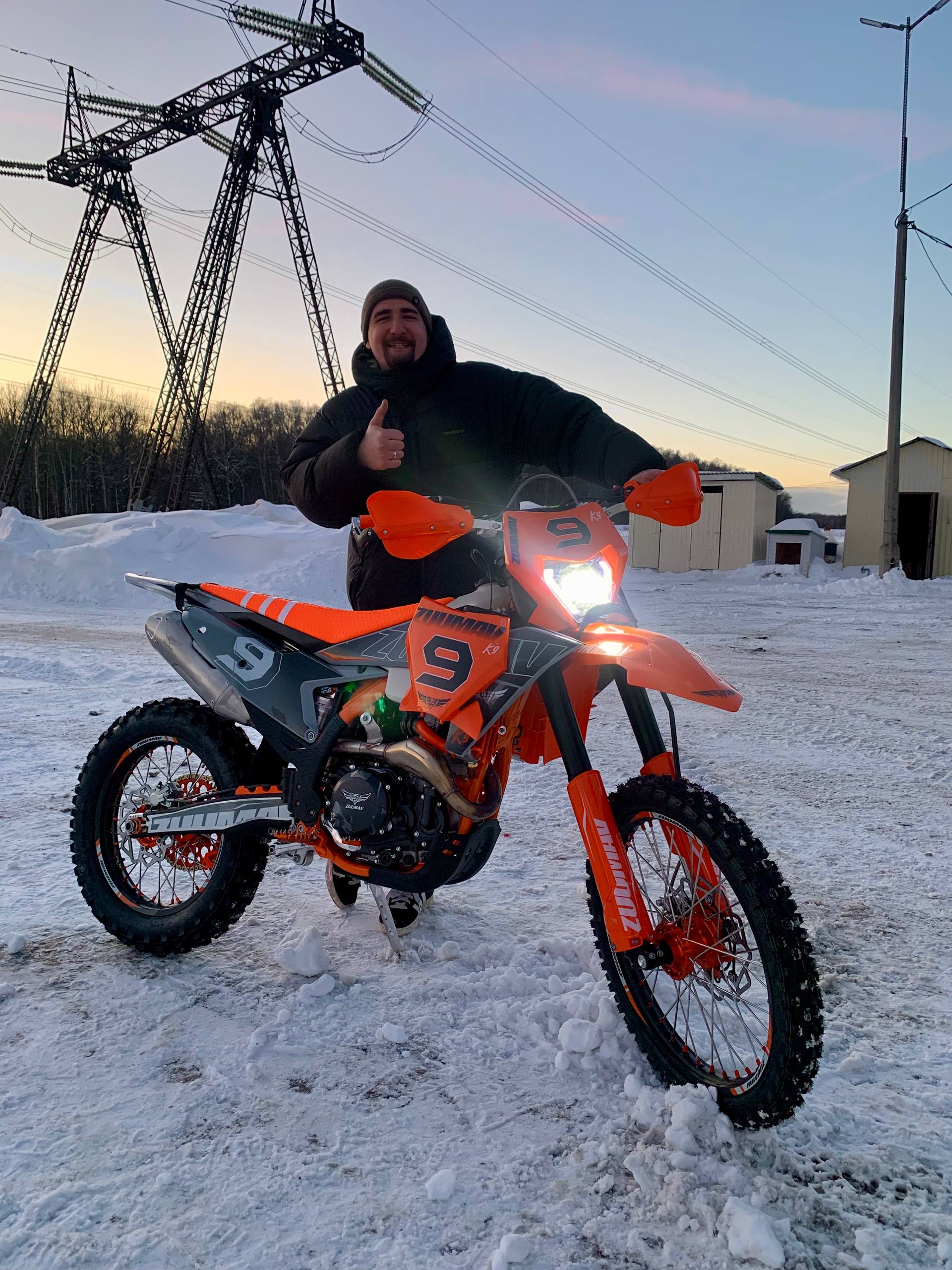 Мотоцикл кроссовый Zuumav K9 NC300 Orange 21/18