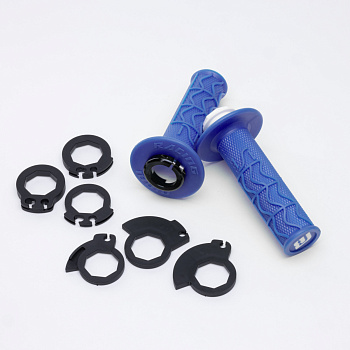 Грипсы NIBBI Racing Lock-on Blue